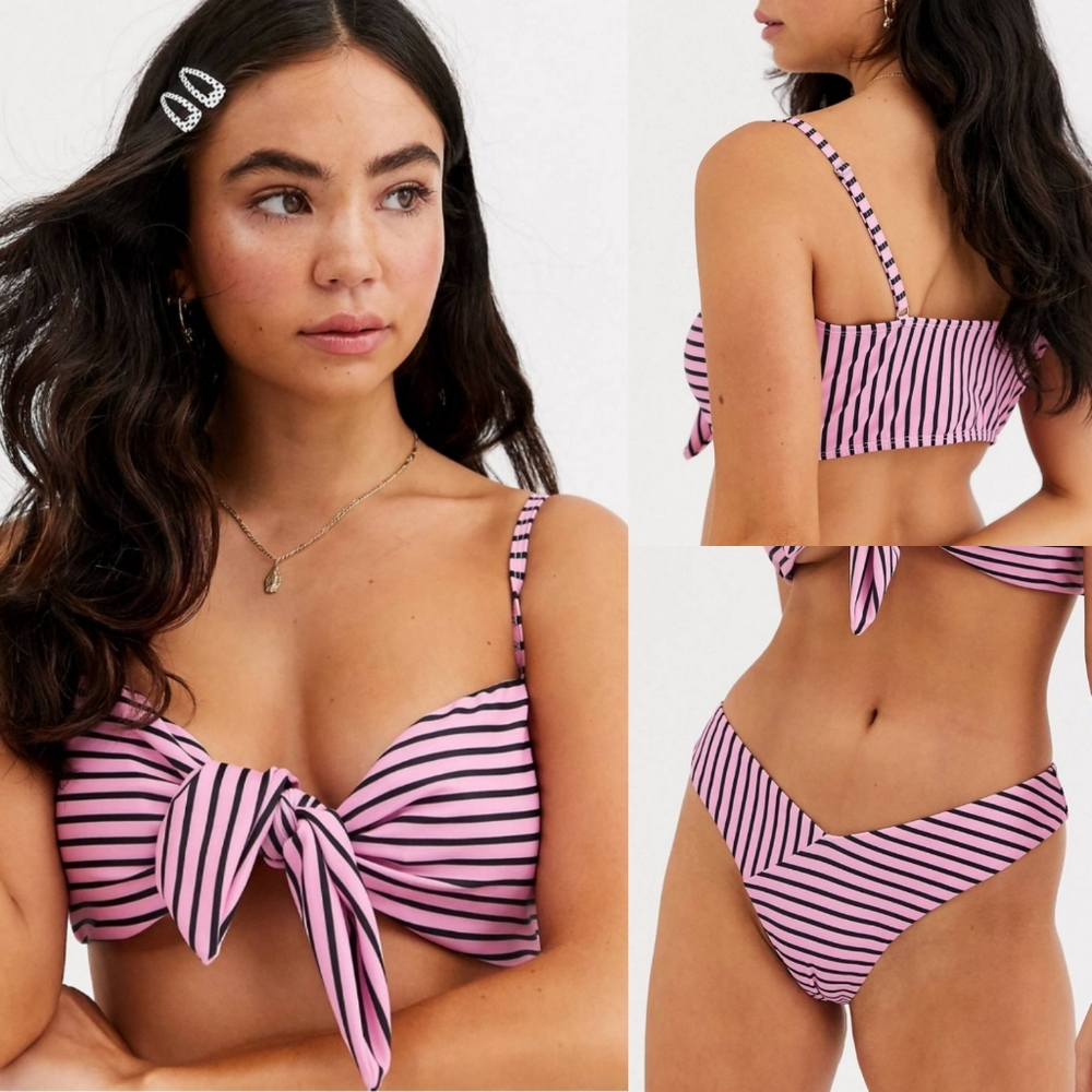 NWT Stripe Bikini